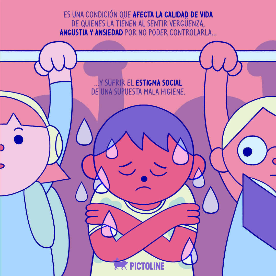 Manejar los síntomas de la hiperhidrosis puede ser todo un reto 😰💦, pero no es imposible, ¡busca tratamiento con tu doc! 🙌⁣ ⁣ #Hiperhidrosis #ExcesiveSweating #SudoraciónExcesiva #Sudoración #TratamientoHiperhidrosis #SaludYBienestar #CalidadDeVi