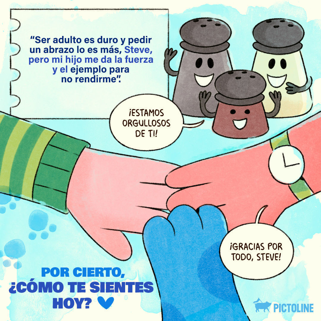 Justo en el cora 🐾 Se ha puesto dura la vida desde “Las Pistas de Blue”, así que gracias por preguntar, Steve ❤️‍🩹🫂 #PistasDeBlue #BlueClues #SteveYBlue #SteveRegresó #BlueCluesAndYou #PistasDeBlueFans #ProgramasInfantiles #SteveBurns #BlueClue