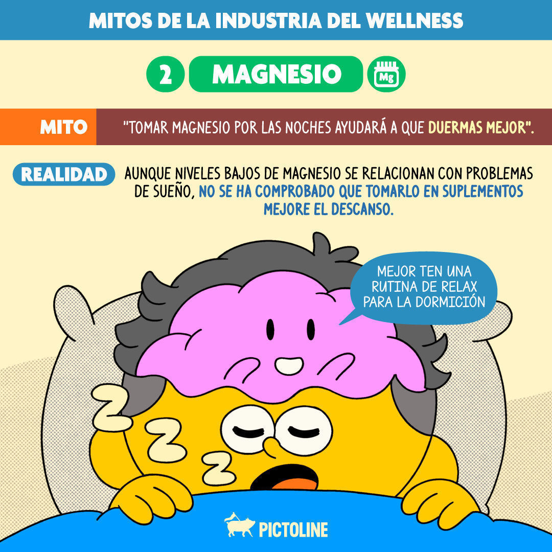 🚫 No todo lo “wellness” es lo que parece… 👎 Aquí algunos mitos y realidades que necesitas saber 😲 #MitosDelWellness #IndustriaDelWellness #WellnessConCiencia #CuidaTuSalud #Mitos #Wellness #Bienestar #Pictoline