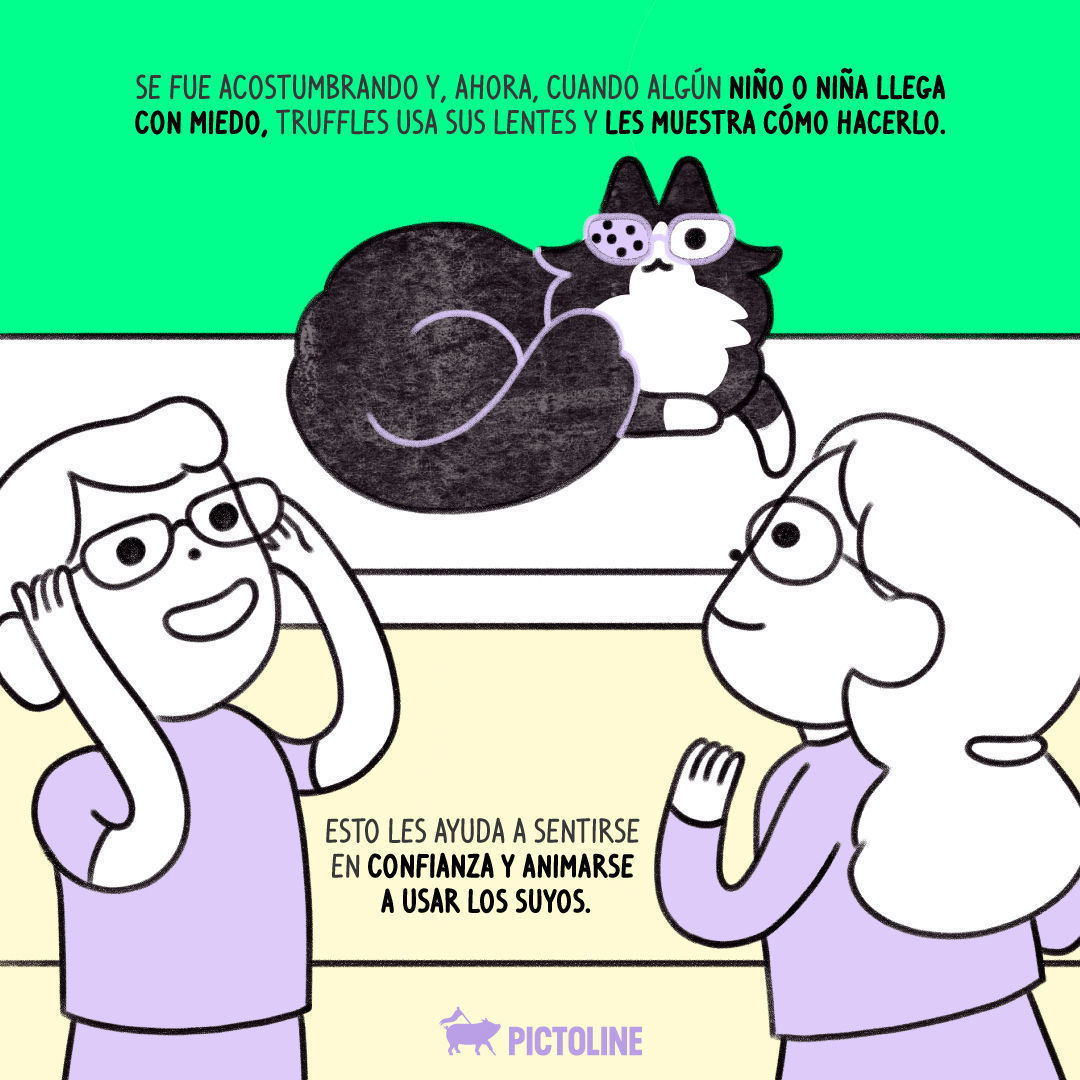 🐾💖👓 Una historia de amor, adopción y mucho estilo... Así es como Truffles se convirtió en la "Empleada del mes" 🐱🌟⁣ ⁣ #TrufflesLaGatita #EmpleadaDelMes #GatitaFamosa #GatosEnLaOficina #TrufflesEmpleadoDelMes #GatitosEnElTrabajo #TrufflesLaGata 