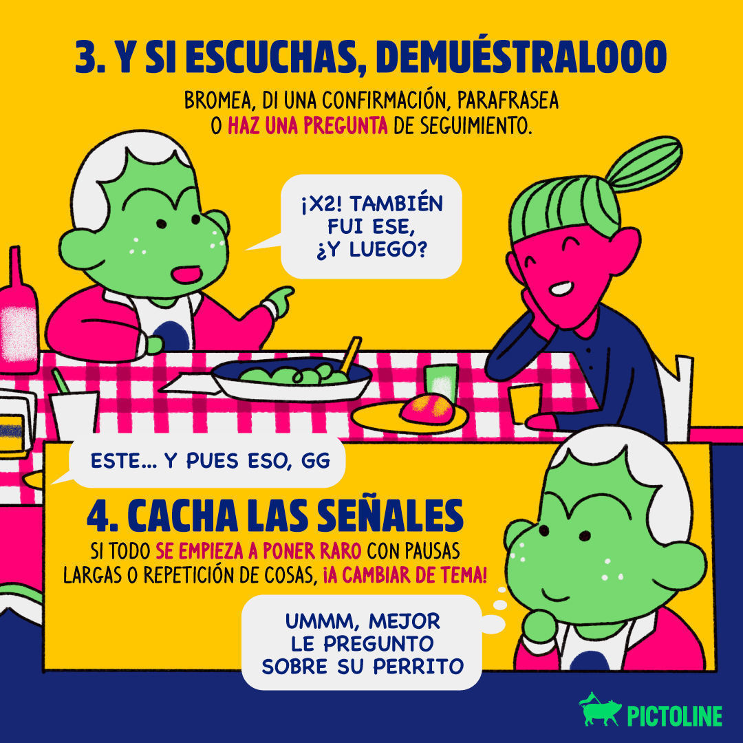 Adiós al clásico “¿cómo estás?” 😐 Sigue estos tips para evitar silencios y conversaciones incómodas en estas fiestas 🎄🙌✨ #EvitaLoIncómodo #HabilidadesSociales #ComunicaciónEfectiva #NoMásMomentosIncómodos #PequeñosTrucosSociales #Pictoline