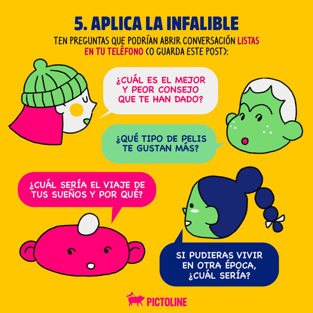 Adiós al clásico “¿cómo estás?” 😐 Sigue estos tips para evitar silencios y conversaciones incómodas en estas fiestas 🎄🙌✨ #EvitaLoIncómodo #HabilidadesSociales #ComunicaciónEfectiva #NoMásMomentosIncómodos #PequeñosTrucosSociales #Pictoline