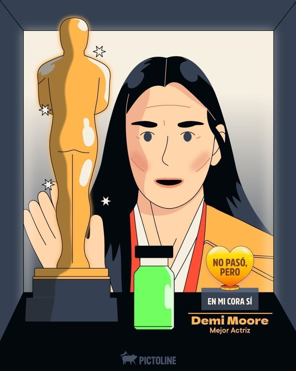 Amamos a quienes ganaron, pero en nuestro 💖 Demi Moore, Ralph Fiennes y Robot Salvaje también dejaron huella 🏆🎬🔥 #Oscars2025 #DemiMoore #RalphFiennes #RobotSalvaje #MejorActriz #MejorActor #MejorPelículaAnimada #Oscars #Pictoline