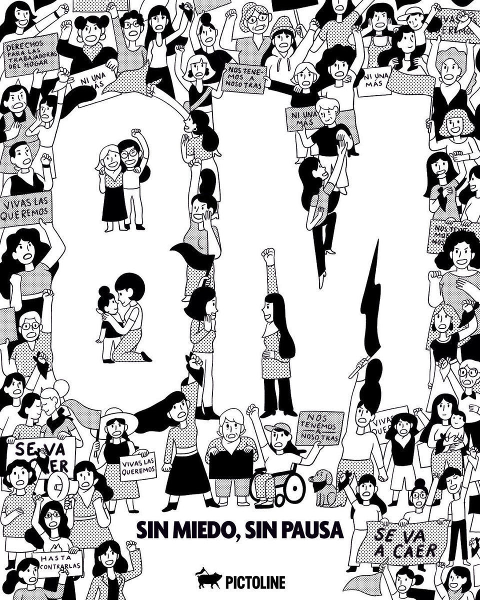 📢✊ La lucha sigue: juntas, imparables, sin miedo 💚💜🔥 ⁣ ⁣ Descárgalo en: pictoline.gumroad.com/l/dqytvb⁣ ⁣ #8M #8deMarzo #DíaInternacionalDeLaMujer #IgualdadDeGénero #NiUnaMenos #VivasNosQueremos #Marcha8M #Pictoline