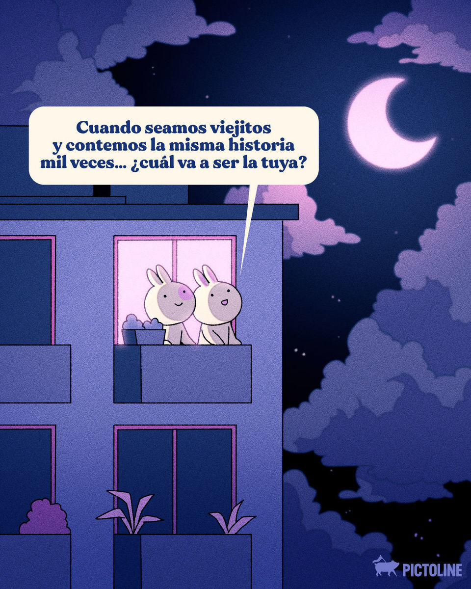 De noche 🌙, con cafecito ☕ y sin prisa ⏳, ¿qué preguntarías?⁣ ⁣ #ReflexionesNocturnas #PreguntasProfundas #CharlasProfundas #CafecitoDeNoche #MomentosDeCalma #PensamientosRandom #Pictoline