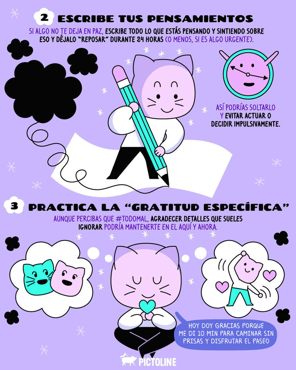 ¿Tu mente no para? 🤯💭💭💭Aquí van 3 ejercicios para dejar de sobrepensar 💆‍♂️ #Sobrepensar #CalmaMental #Ansiedad #Relajación #SaludMental #Pictoline
