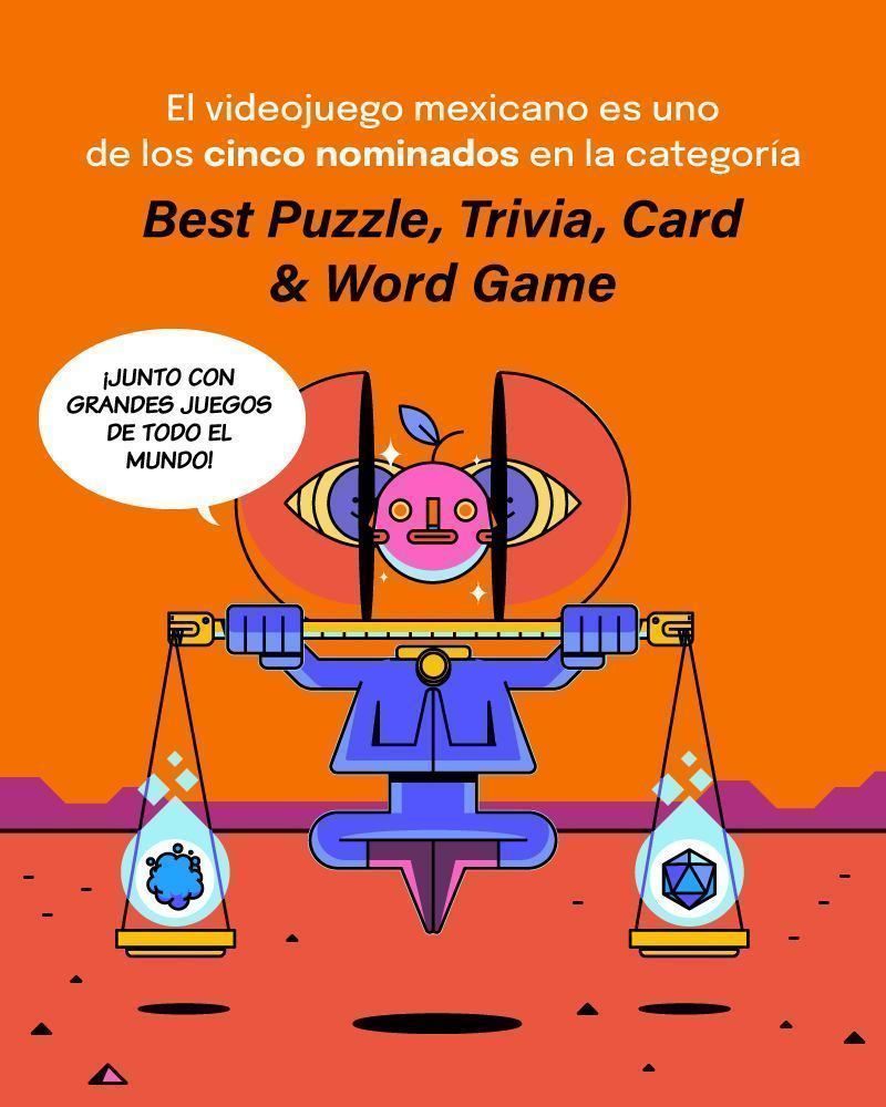 ¡Orgullo mexicano! 🇲🇽 Dilemo está nominado en los Webby Awards, los "Oscar" del internet 🏆🎉 Gracias a ti, que descargaste, jugaste y ganaste con nosotros 🧡 📲 Vota por él en el link en la bio y sigamos ganando en equipo 🎉👊 #Dilemo #WebbyAw