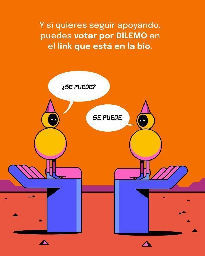 ¡Orgullo mexicano! 🇲🇽 Dilemo está nominado en los Webby Awards, los "Oscar" del internet 🏆🎉 Gracias a ti, que descargaste, jugaste y ganaste con nosotros 🧡 📲 Vota por él en el link en la bio y sigamos ganando en equipo 🎉👊 #Dilemo #WebbyAw