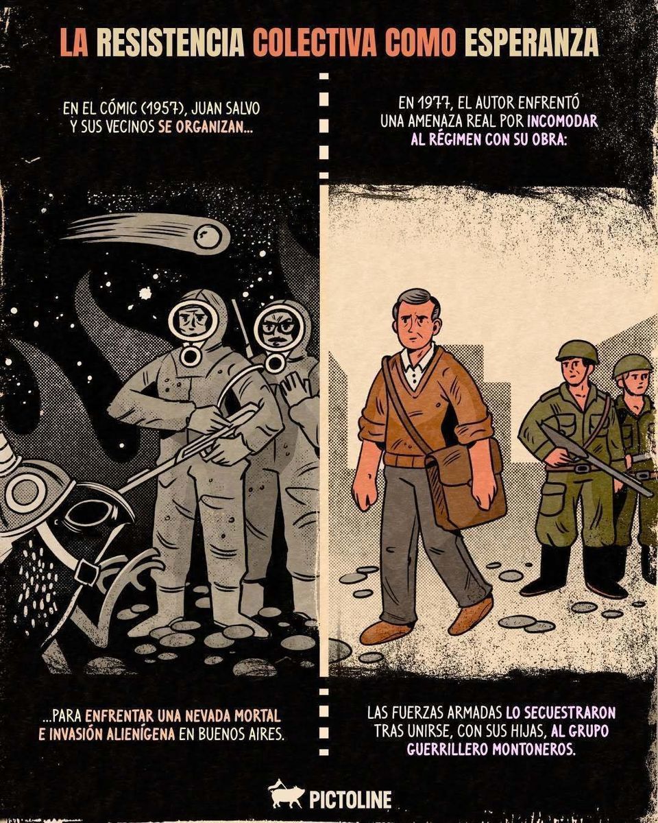 🎬 Si ya te atrapó la miniserie argentina “El Eternauta”, espera a conocer los paralelismos que vivió Oesterheld, el autor del cómic ✍️🇦🇷 #ElEternauta #Oesterheld #Cómic #cultura #actualidad #entretenimiento #Pictoline