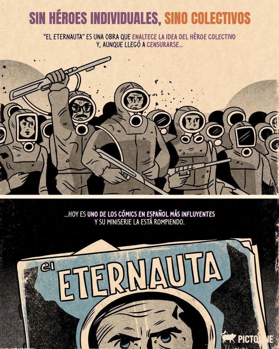 🎬 Si ya te atrapó la miniserie argentina “El Eternauta”, espera a conocer los paralelismos que vivió Oesterheld, el autor del cómic ✍️🇦🇷 #ElEternauta #Oesterheld #Cómic #cultura #actualidad #entretenimiento #Pictoline