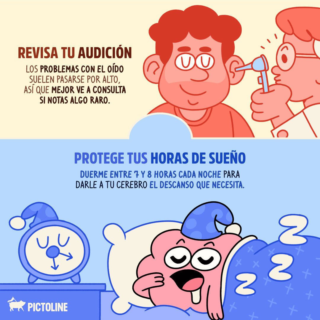 💡 Sigue estos consejos para reducir el riesgo de demencia y cuidar tu memoria 🧠 #SaludCerebral #PrevenciónDemencia #CuidadoDeLaMente #Memoria #EjercicioMental #salud #Pictoline