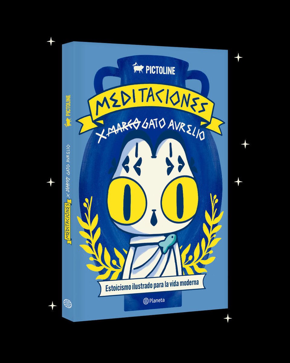 Descubre cómo procurar lo que de verdad importa para ser feliz de la ̶m̶a̶n̶o̶ patita de ✨ ̶M̶a̶r̶c̶o̶ Gato Aurelio✨ en el nuevo libro de Pictoline con Editorial Planeta @planetalibrosmx 🕯️📜🪶🐈 🫴 ¡Encuéntralo YA en Gandhi, Amazon, Sanborns, El 