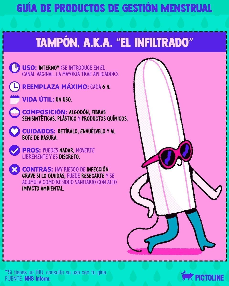 Discos, copas, toallas, tampones, bragas... ¿a ti qué te funciona más para gestionar tu menstruación? 🍷☺️✨ Guarda esta guía y compártela a quien sabes que la necesita 🫶⁣ ⁣ #gestionmenstrual #menstruacion #menstruacionconsciente #salud #ciclomenstr