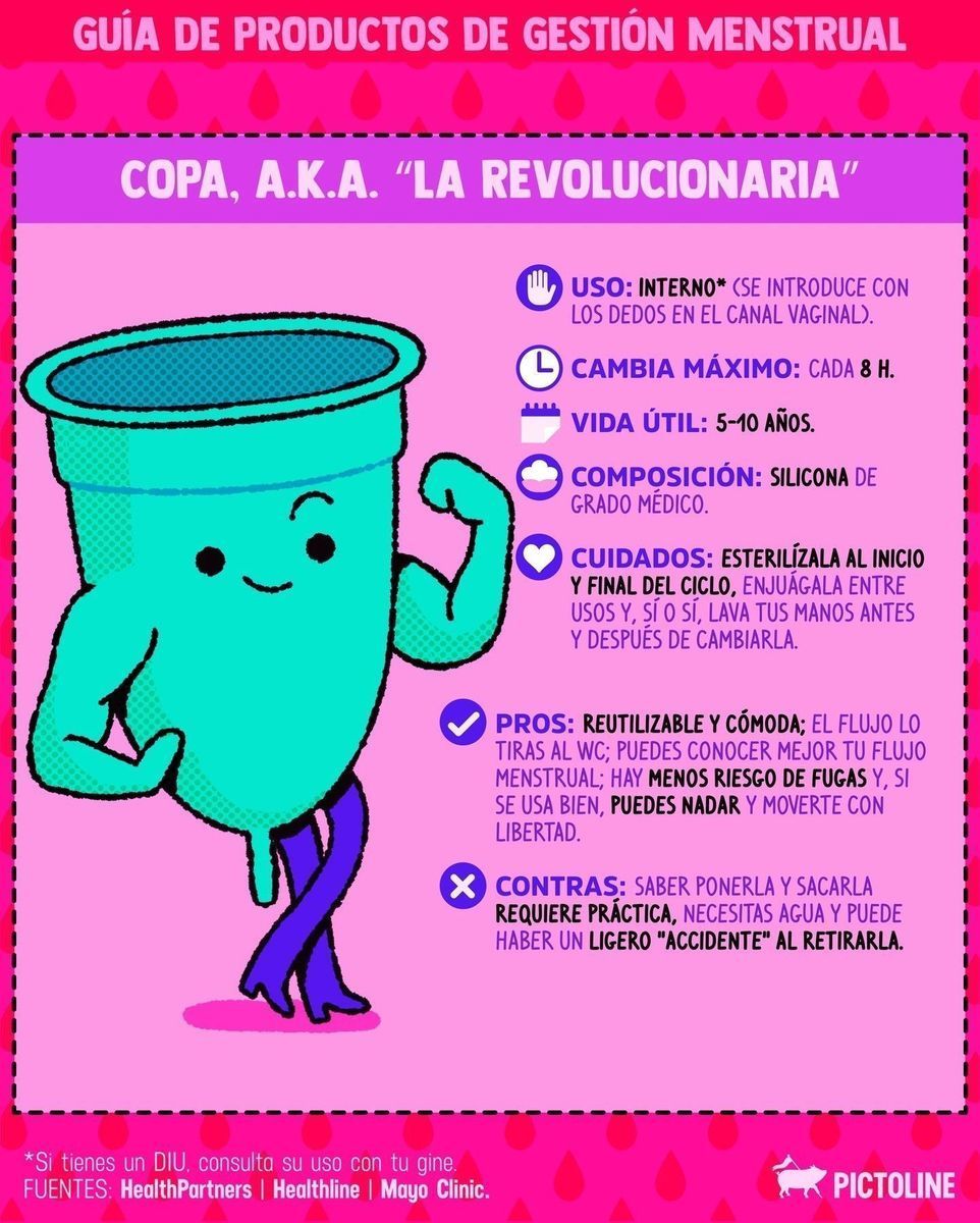 Discos, copas, toallas, tampones, bragas... ¿a ti qué te funciona más para gestionar tu menstruación? 🍷☺️✨ Guarda esta guía y compártela a quien sabes que la necesita 🫶⁣ ⁣ #gestionmenstrual #menstruacion #menstruacionconsciente #salud #ciclomenstr