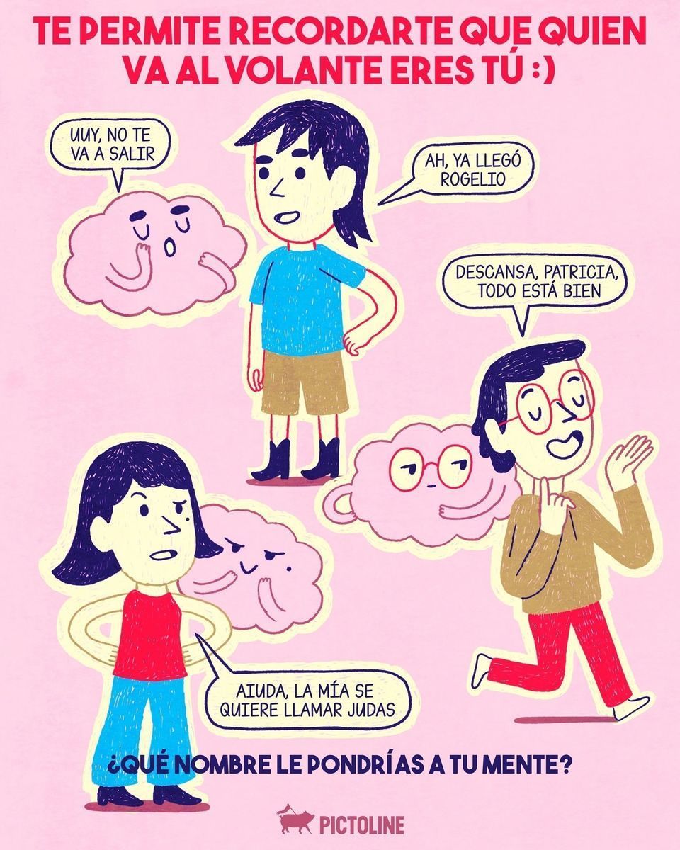 ¿Los pensamientos intrusivos te invaden? 💭 😰💭 Aquí una técnica para no dejar que te dominen 🧠✋😌 #mente #psicologia #psicoterapia #pensamientos #ansiedad #intrusivethoughts #emociones #saludmental #pictoline