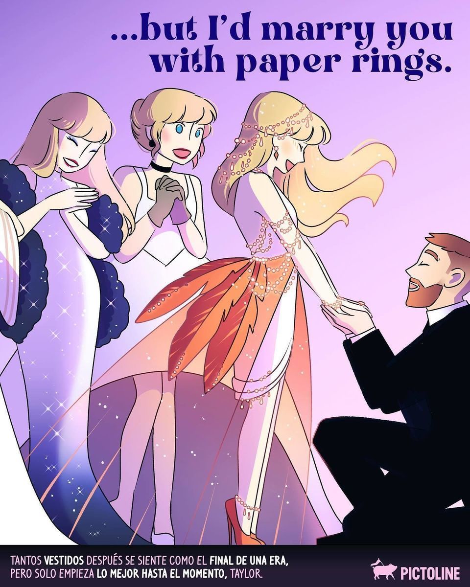 Se viene la boda de Taylor y así nos imaginamos sus vestidos de novia en cada era, ¿cuál es tu fav? 💍🎤❤️ #taylor #taylorswift #swifties #traviskelce #entretenimiento #actualidad #pictoline