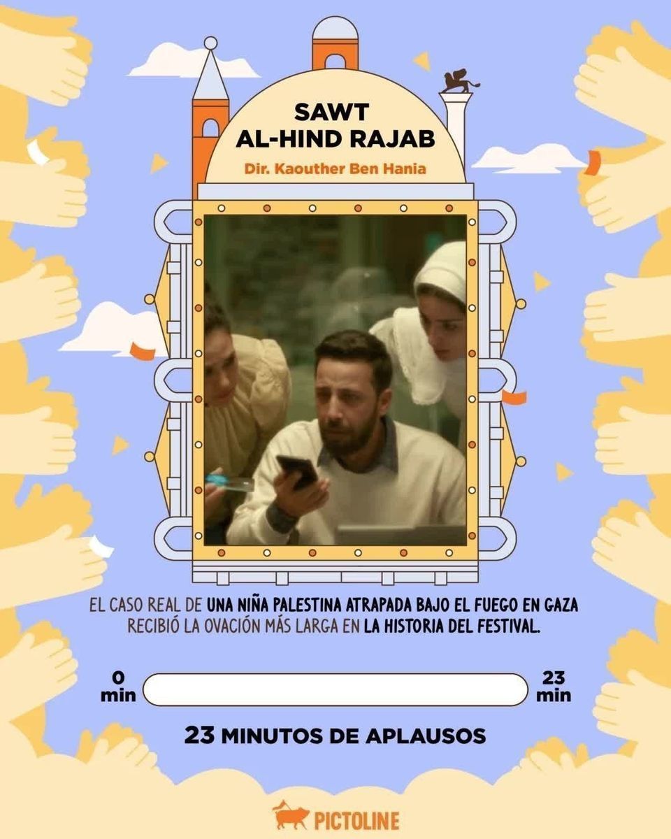 👏 Aplausos que lo dicen todo ✊🎬⁣ ⁣ #biennale #labiennaledivenezia #bellissimo #movies #cine #peliculas #guillermodeltoro #dwaynejohnson #hindrajab #entretenimiento #actualidad #pictoline