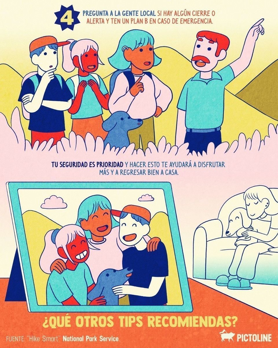 Con estos tips no solo lograrás un hike seguro, sino también un hike feli ⛰️🚶⁣ ⁣ #hike #hikinglife #hikingadventure #naturaleza #viajes #pictoline⁣