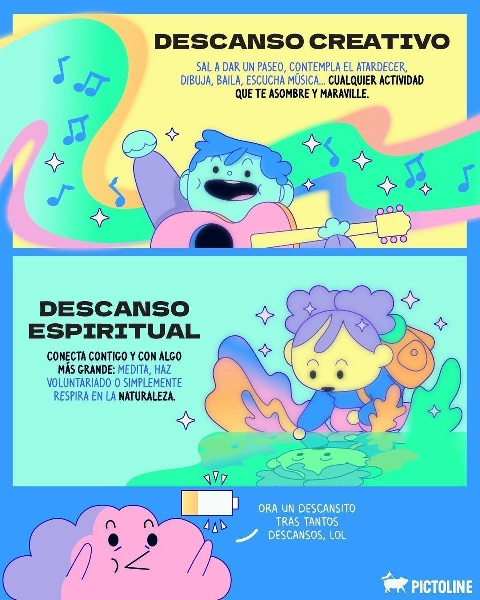 Mi 🧠: Toy cansado⁣ Yo: Seh... vamos a scrollear⁣ Mi 🧠: 🤦⁣ ⁣ #cansancio #descansar #sueño #salud #pictoline