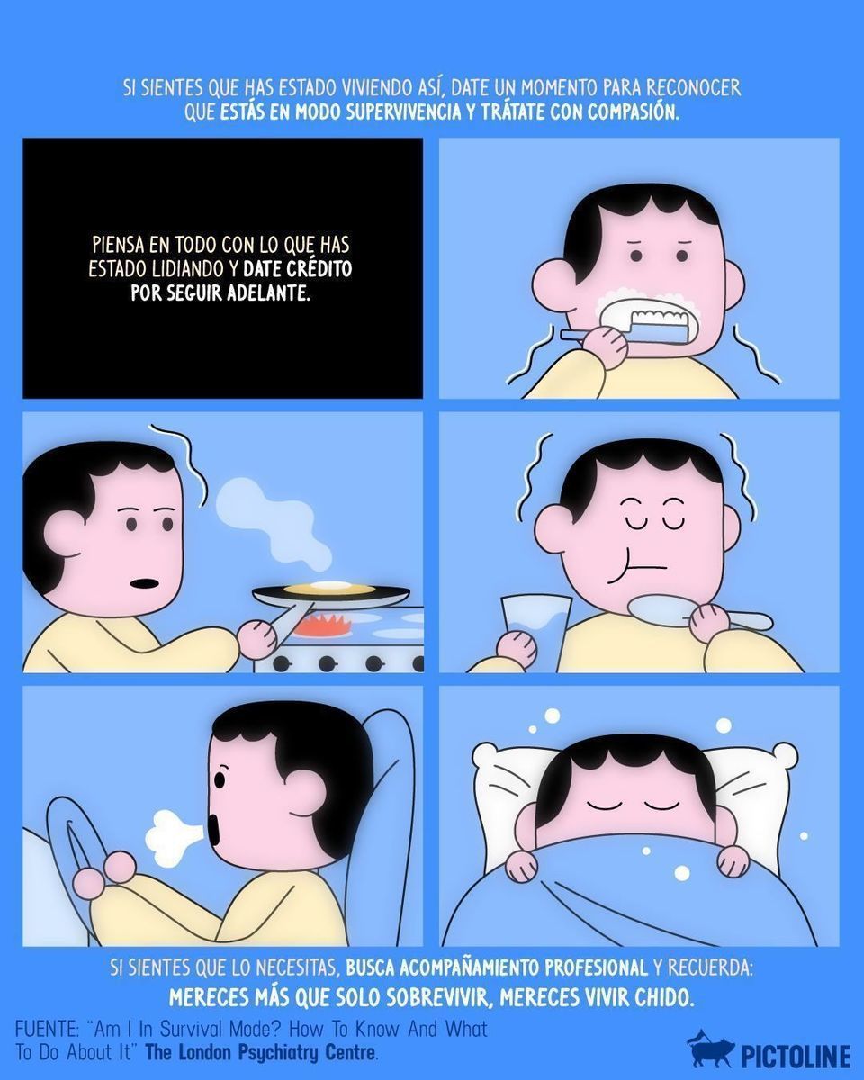 🌪️ Si el estrés es tan prolongado que nunca se detiene, esto es para ti 🍃⁣ ⁣ #estres #ansiedad #stress #fightorflight #modosupervivencia #survivalmode #saludmental #pictoline