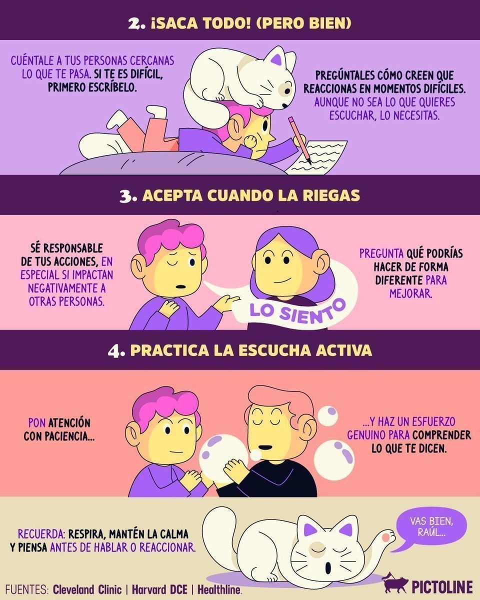 La inteligencia emocional sí se puede trabajar y acá te van unos tips 😌✨💡 #inteligenciaemocional #inteligencia #emociones #saludmental #psicologia #pictoline