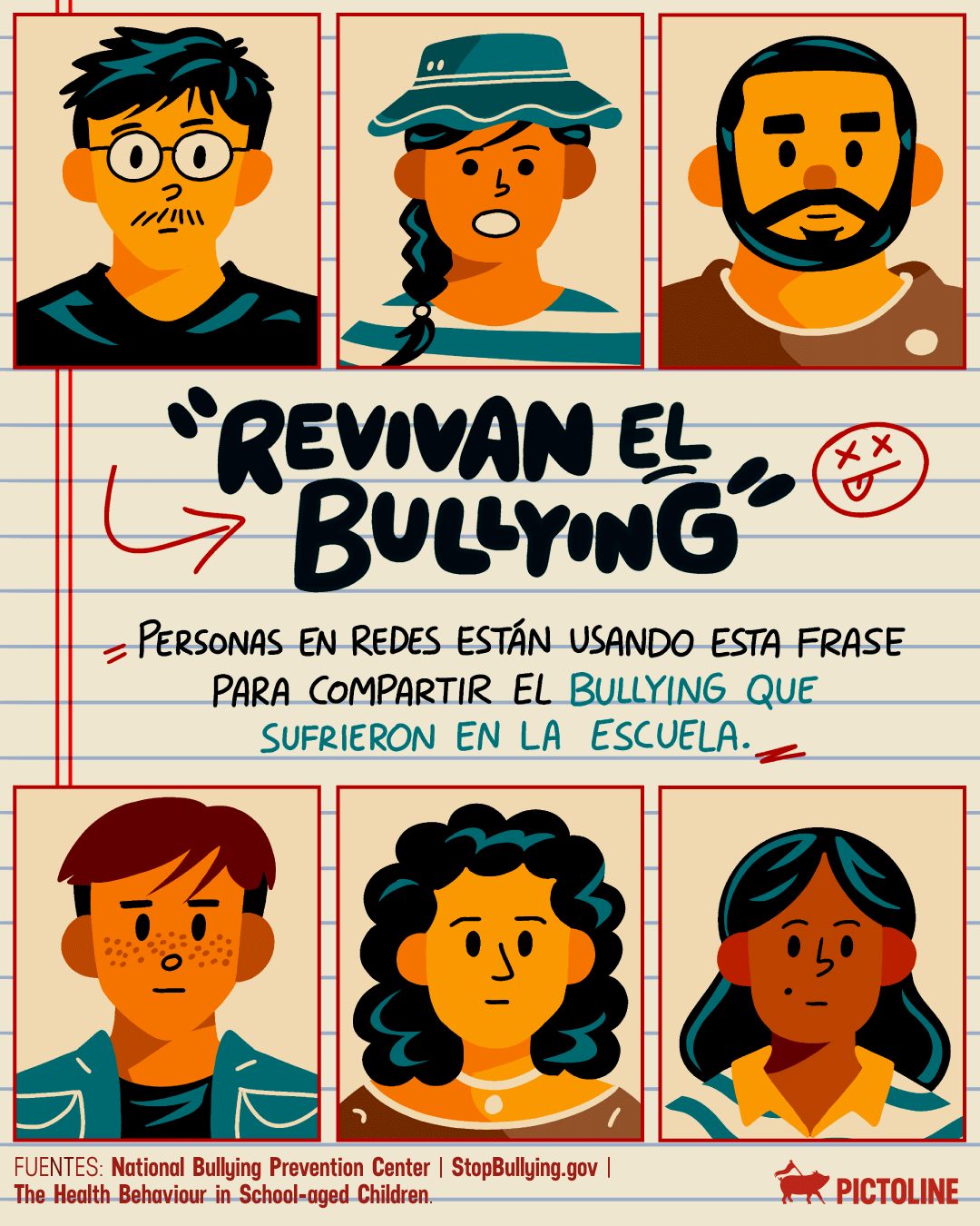 👂 Una frase que resuena diferente según la historia de cada quien 🎒 #bullying #stopbullying #saludmental #emociones #escuela #infancia #juventud #trending #cultura #sociedad #pictoline