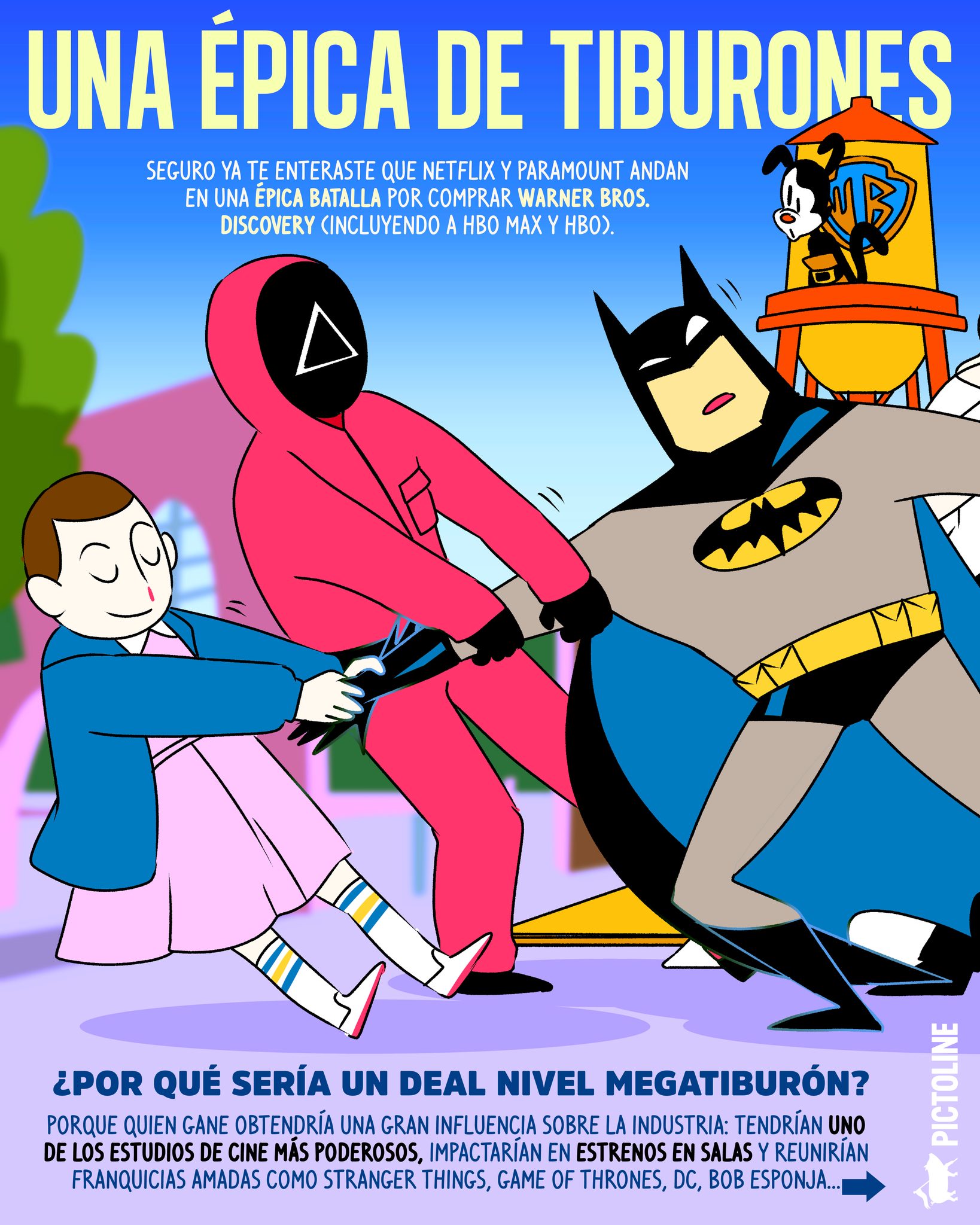 Netflix y Paramount tiburones nivel… 🎬🦈💅 ¿qué crees que pase? 🔍 #cine #tv #streaming #warnerbros #netflix #paramount #entretenimiento #actualidad #pictoline