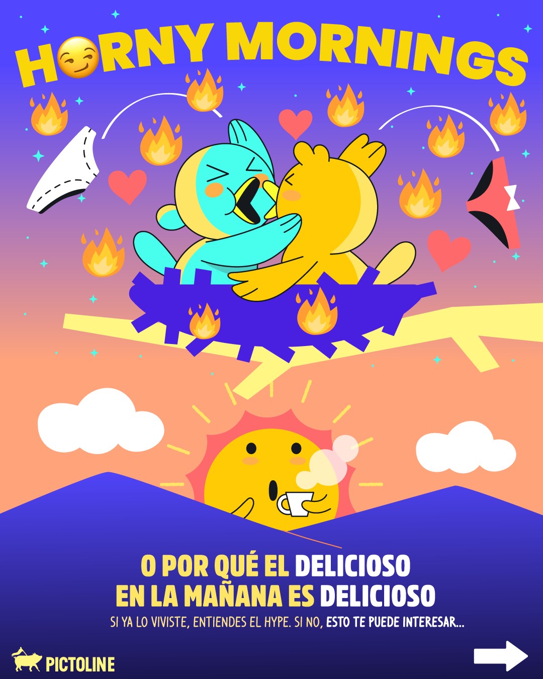 🥱 Hay formas de despertar ⏰ y 😏 FORMAS DE DESPERTAR 🔥 #mañanero #placer #deseo #endorfina #testosterona #intimidad #parejas #ciencia #pictoline