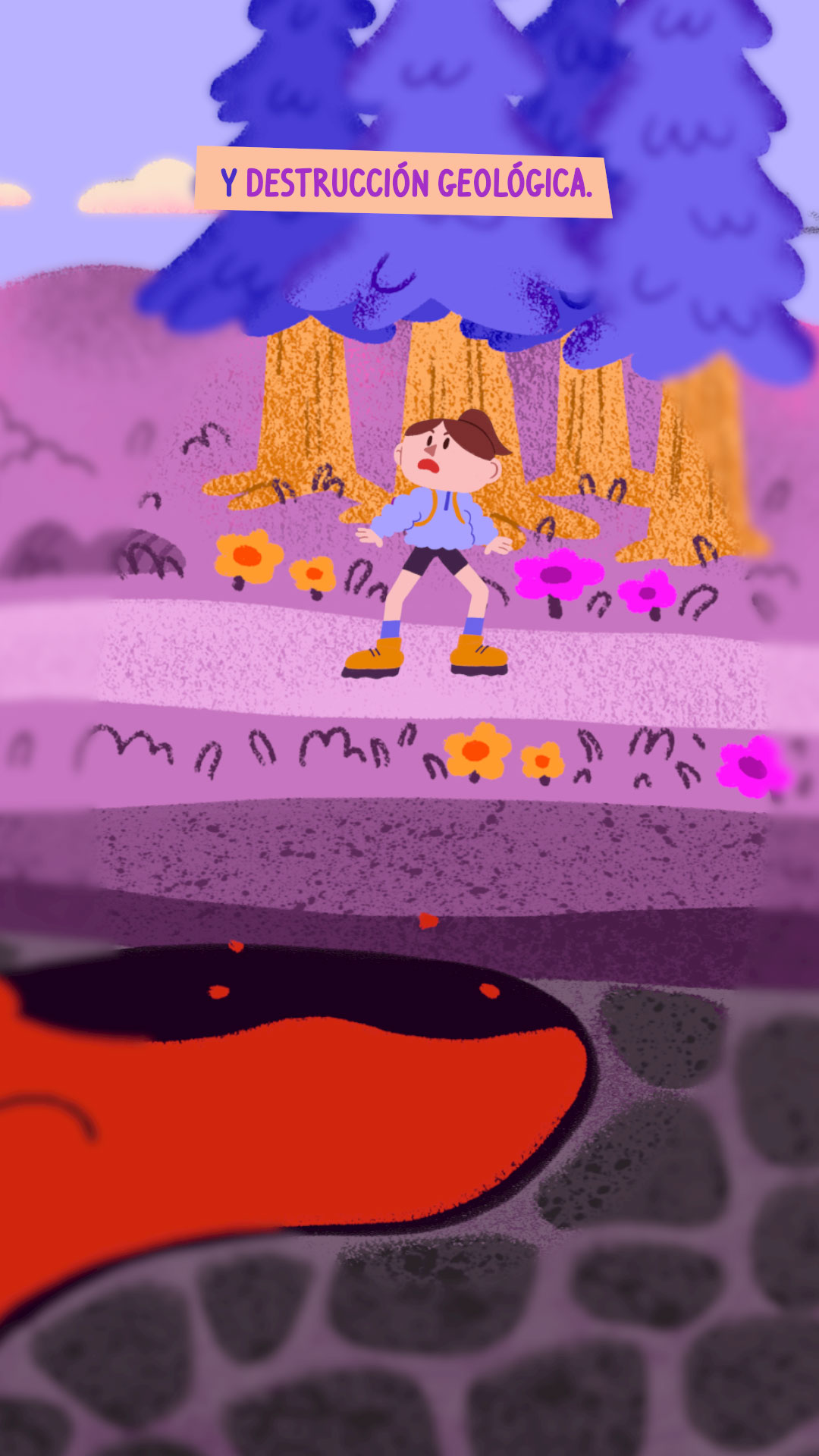 🌋 El upside down existe y está en Yellowstone 💥 #yellowstone #volcan #volcano #magma #geologia #naturaleza #hiker #ciencia #medioambiente #pictoline