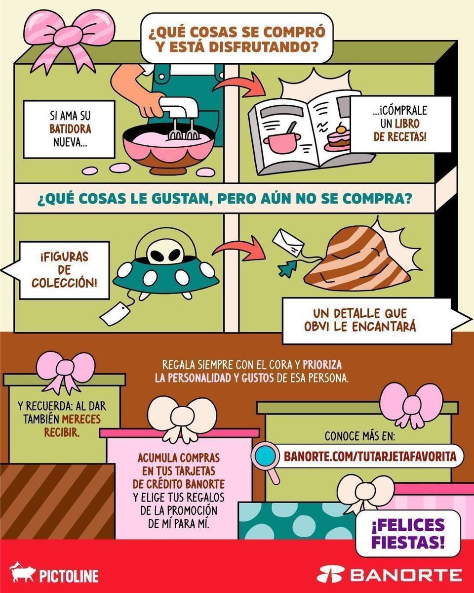 No solo se trata de regalar, sino también de hacer feliz a la persona y de paso a ti también 👏🥰🎁⁣ ⁣ #navidad #añonuevo #fiestas #regalos #pictoline