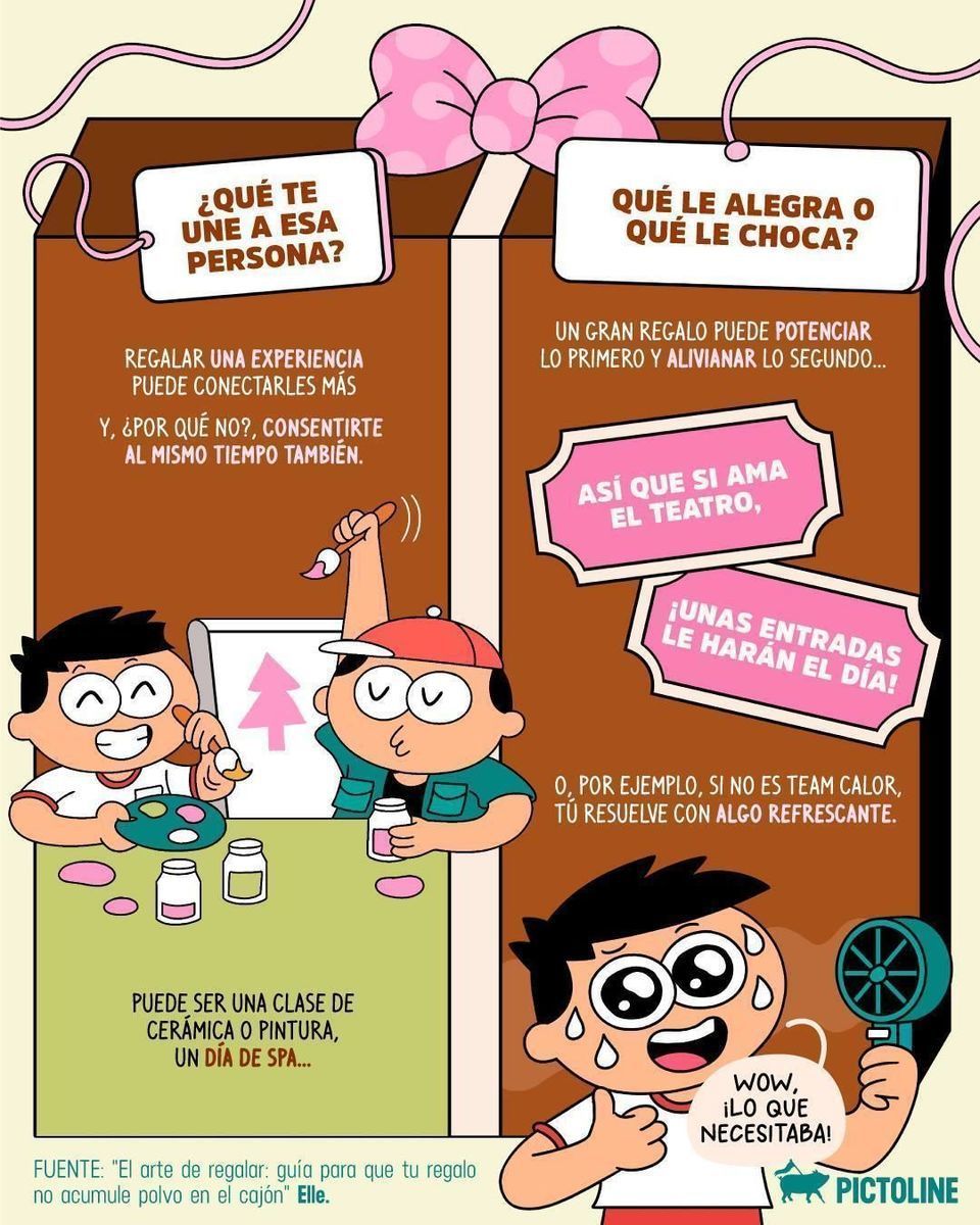 No solo se trata de regalar, sino también de hacer feliz a la persona y de paso a ti también 👏🥰🎁⁣ ⁣ #navidad #añonuevo #fiestas #regalos #pictoline