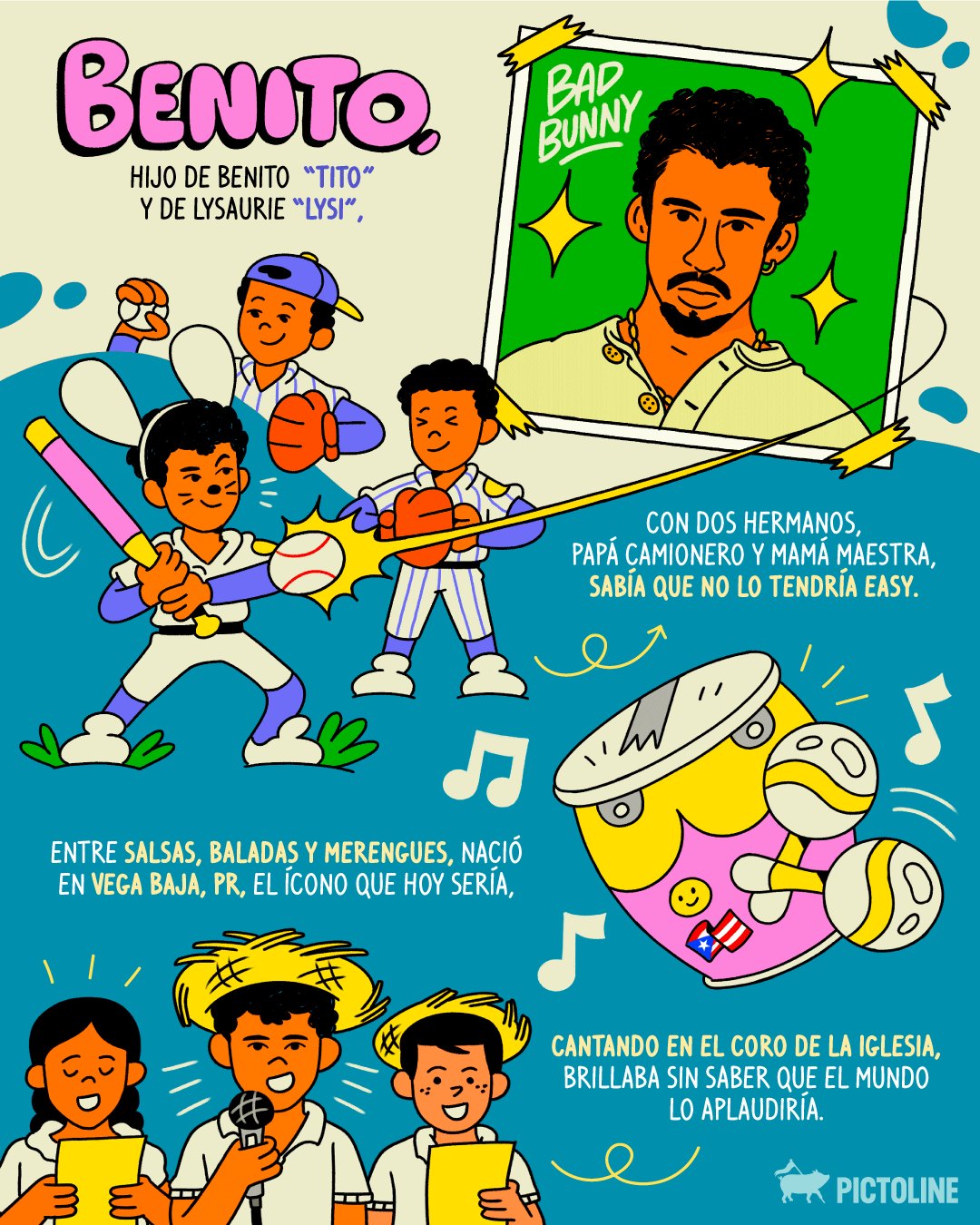 ✨ ¡De Vega Baja para el mundo! 🇵🇷 🏟️ Bad Bunny 🔥⁣ ⁣ #badbunny #benito #puertorico #concierto #dtmf #entretenimiento #trending #actualidad #pictoline