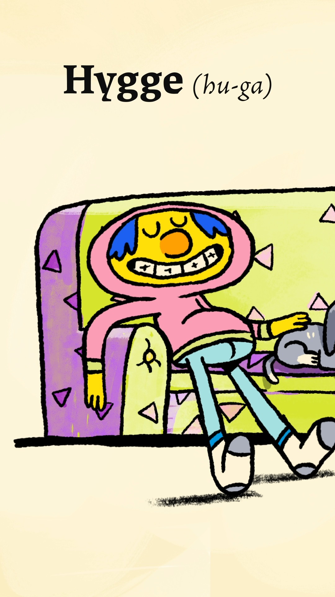 ✨ Cuando estar tranqui en casa es EL plan 🏠💭 #hygge #relaxed #chillax #tranqui #hogar #pazmental #autocuidado #emociones #pictoline