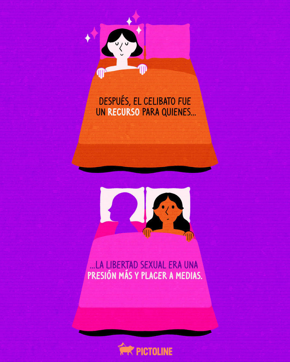 ¿Qué opinas del celibato voluntario? 🔒 Te leemos 📲🔍⁣ ⁣ #celibato #relaciones #sociedad #género #amorpropio #pictoline