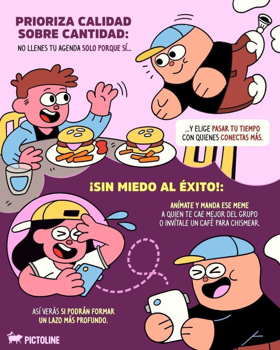 Dejaremos esto por aquí y nos iremos flotando lentamente… 🎈🫣 #amistad #amigos #friendship #psicologia #sociedad #saludmental #pictoline