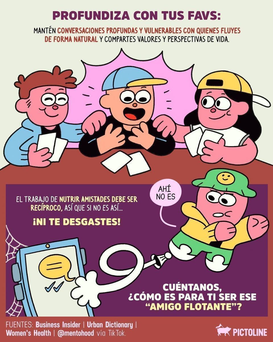 Dejaremos esto por aquí y nos iremos flotando lentamente… 🎈🫣 #amistad #amigos #friendship #psicologia #sociedad #saludmental #pictoline