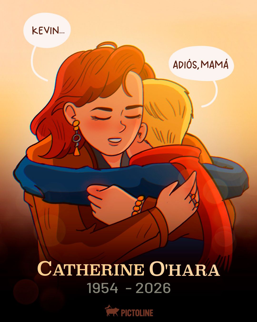 🎬 El abrazo que nos acompañó toda la infancia hoy se queda en la memoria 🎄🫂 Descansa en paz, Catherine O'Hara 🤍⁣ ⁣ #catherineohara #homealone #cine #infancia #recuerdos #breaking #pictoline