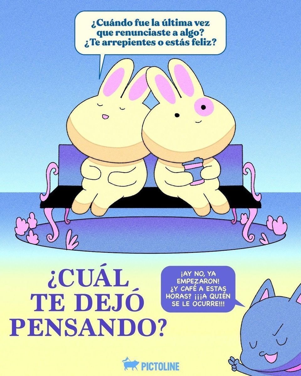 Las mejores reflexiones y preguntas salen cuando no hay prisa (como hoy) ☕ ✨⁣ ⁣ #Preguntas #café #relaciones #pensamientos #Pictoline