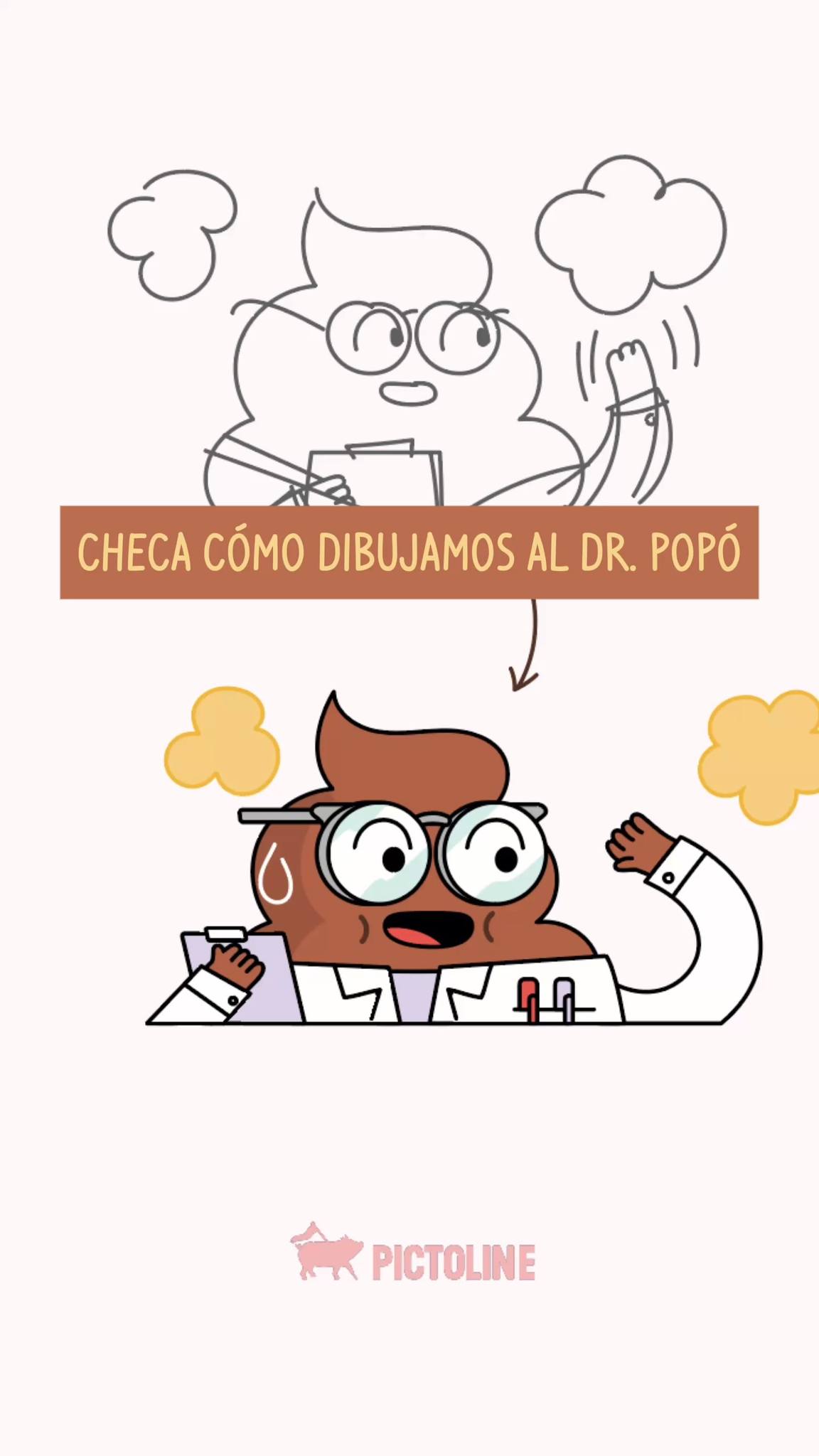 🤯 ¡Cacaramba! Así se ve el proceso creativo 💩 #drpopó #ilustracion #ilustraciondigital #procesocreativo #behindthescene #proceso #creatividad #humor #pictoline
