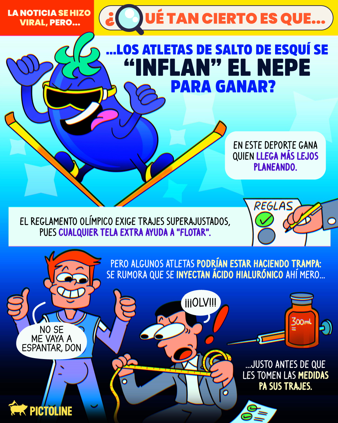 Pasada de 🍆 olímpica ⛷️ #olympics #winterolympics #olimpicos #invierno #esqui #deportes #actualidad #pictoline