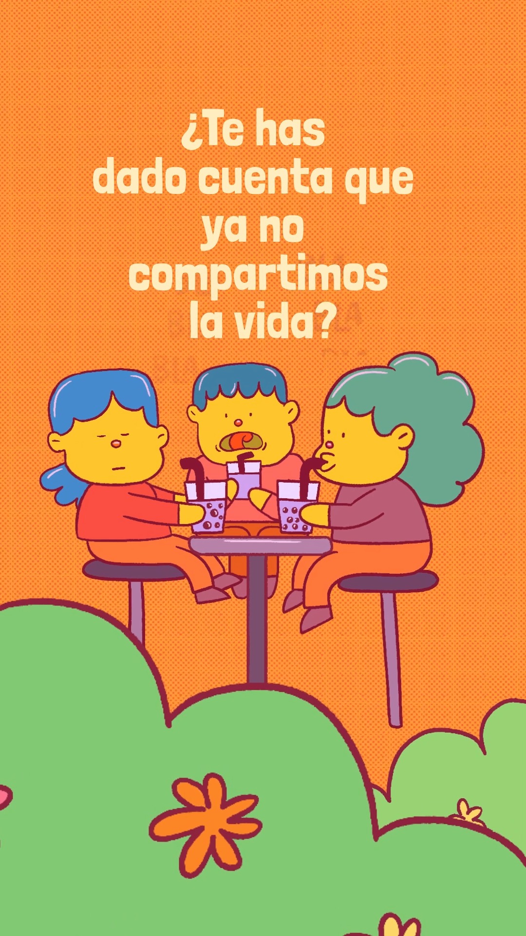 Que el resumir la vida entre reales no termine ganándole al compartir la vida 👭☕💓 #amistad #amistades #relaciones #amor #saludmental #reflexiones #pictoline