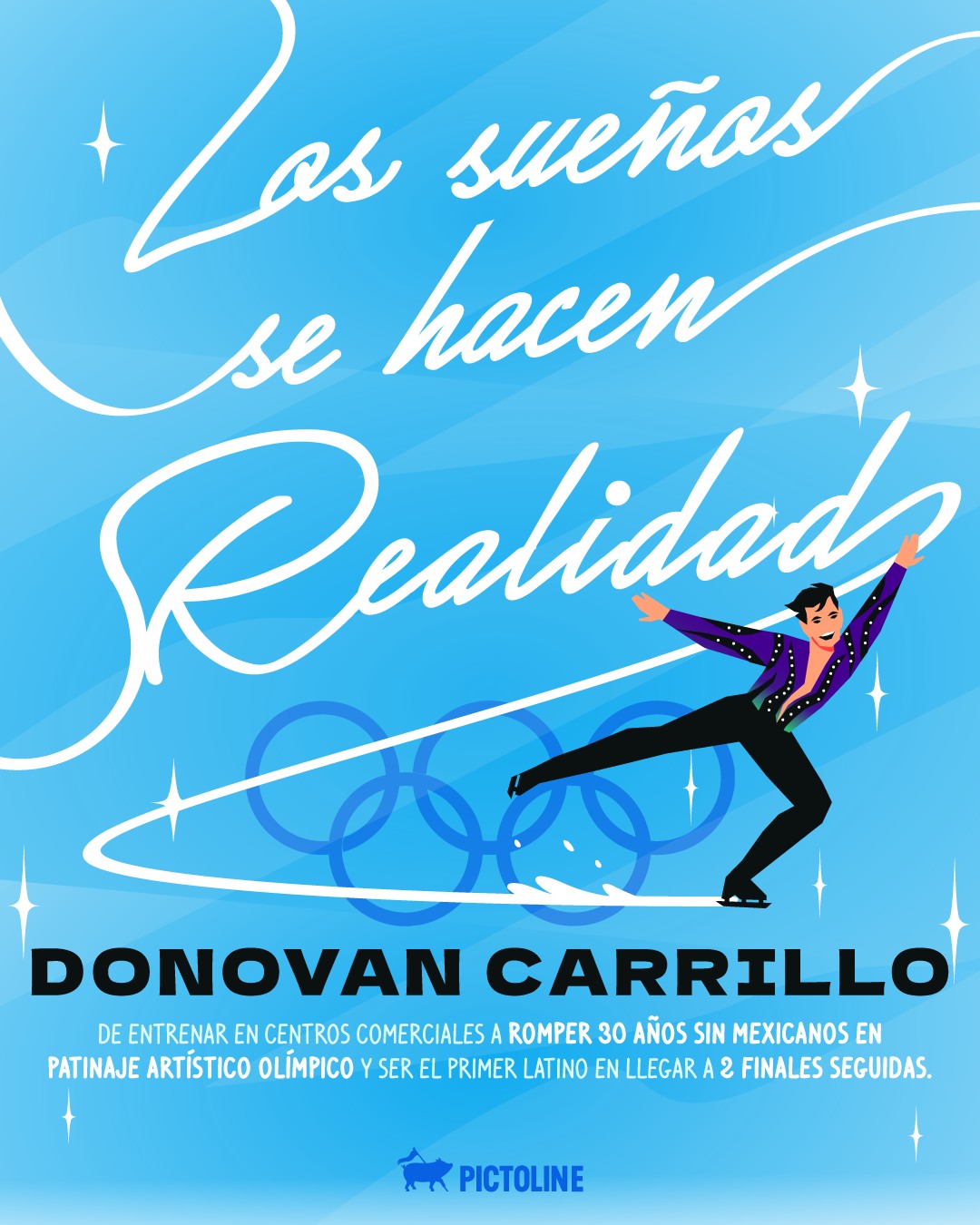 ¡Eres grande, DONOVAN! ⛸️🧊✨ Gracias por hacernos soñar 🇲🇽🇲🇽🇲🇽 ⁣ ⁣ #donovancarrillo #olympics #milanocortina2026 #winterolympics #breakingnews #pictoline
