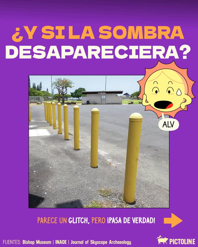 CC la realidad parece videojuego 🎮⁣ ⁣ #ciencia #astronomia #glitch #universo #sol #solsticio #sombras #pictoline