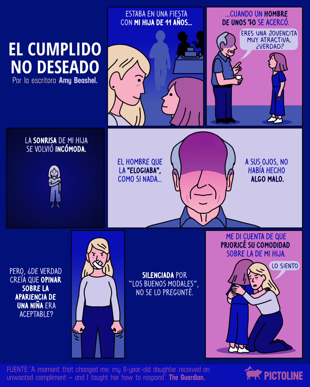 ¿Por qué decir “gracias” cuando te sientes incómoda? ⁠Porque nos enseñaron a no incomodar 🤷‍♀️⁣ ⁣ #género #8M #sociedad #reflexión #pictoline