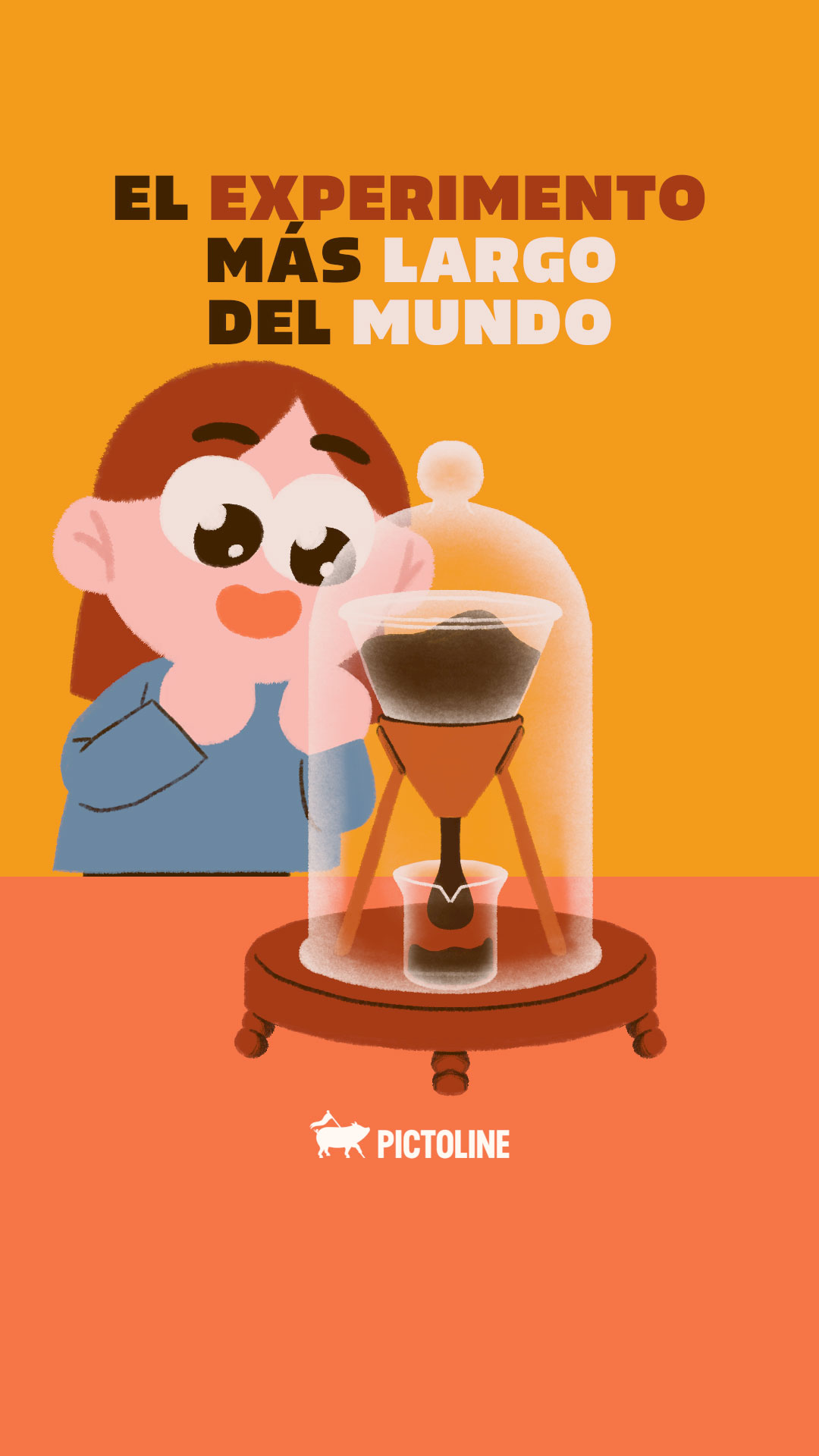 El experimento más largo del mundo lleva casi 100 años… ⏳🧑‍🔬 Y tú perdiendo la paciencia cuando te ponen la llamada en espera 5 minutos 🫠⁣ ⁣ #experiment #aprendeentiktok #scienceexperiments #physics #fisica #ciencia #pictoline