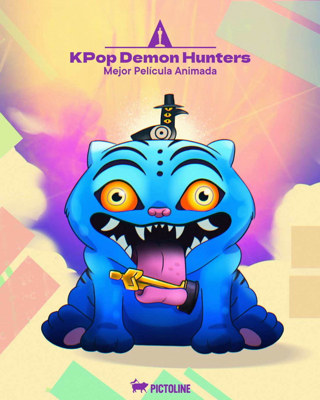 Se veía veniiiiiir: KPop Demon Hunters es la mejor peli animada 🗡️✨💜⁣ ⁣ #kpopdemonhunters #kpop #huntrx #rumi #animacion #entretenimiento #oscars2026 #oscars #pictoline