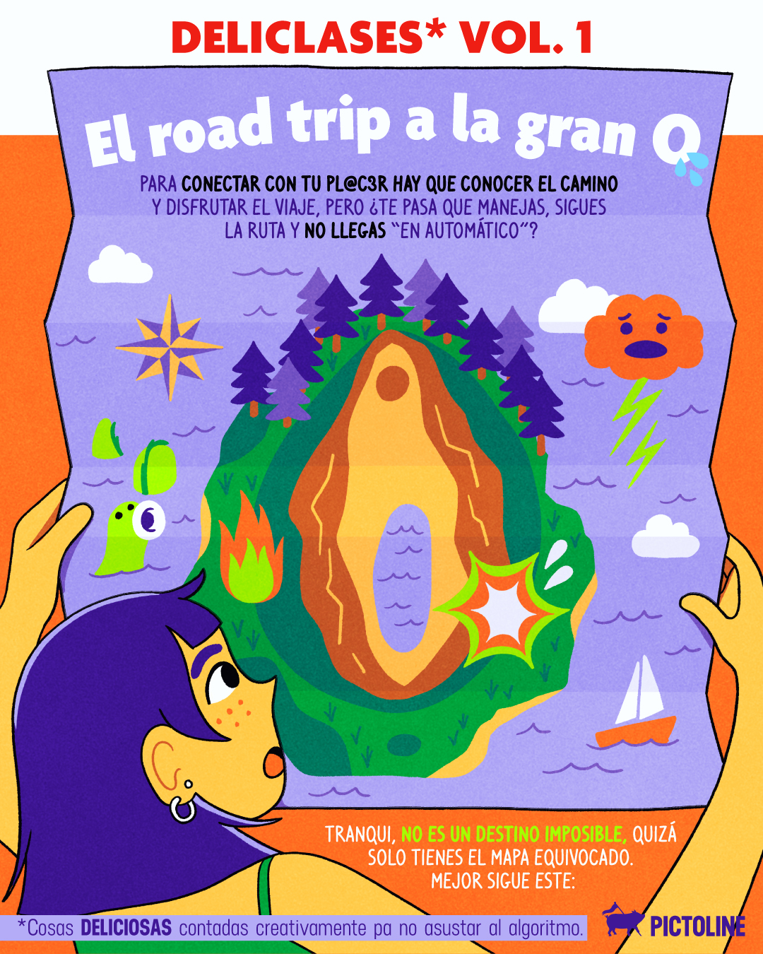 Porque tú lo pediste… ¡llegaron las deliclases! 🫦💦 Hoy, el road trip a la gran “O” 🚗🔍⁣ ⁣ #salud #educación #delicioso #tips #pictoline