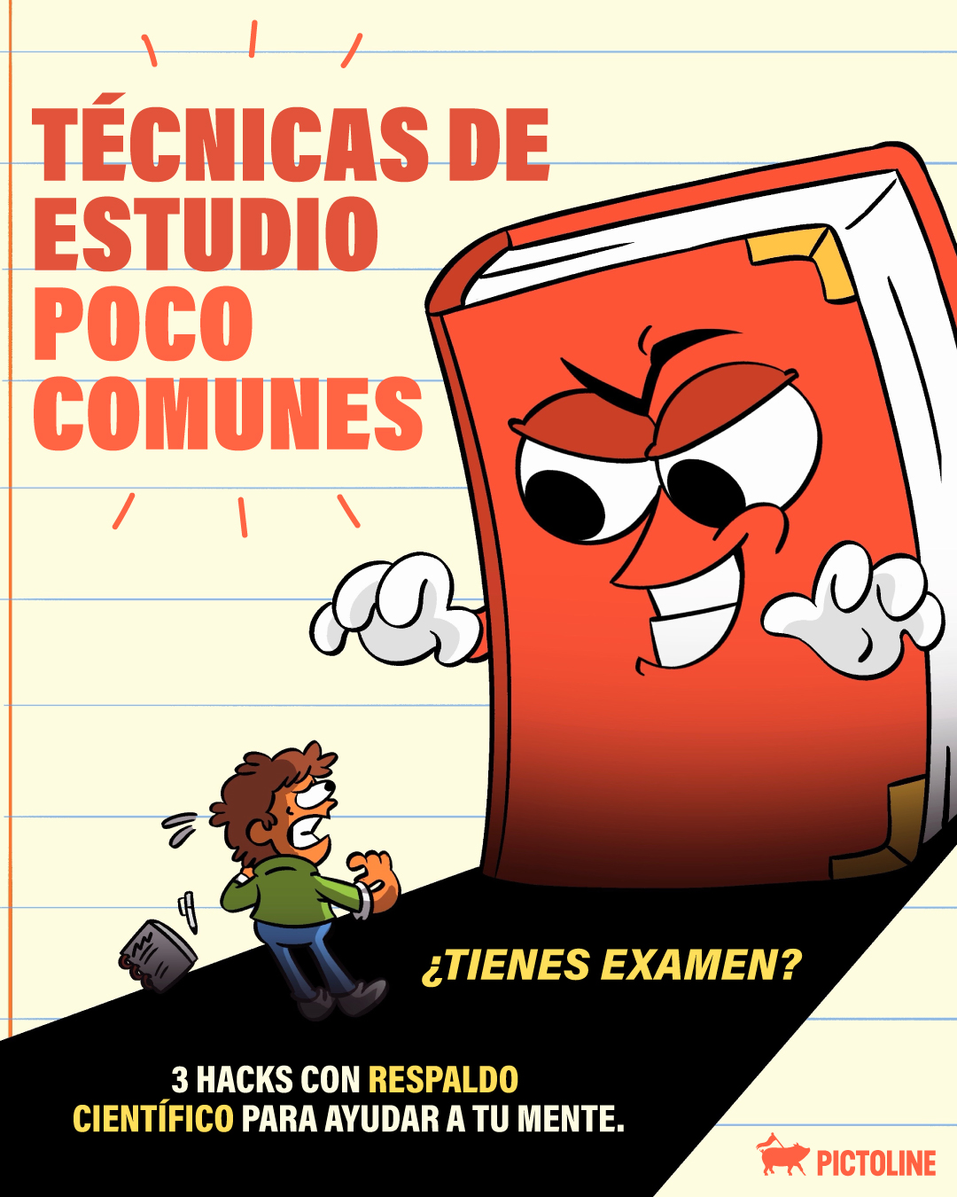 Garabatos y tinta roja > Mil resúmenes 🎨🧠 Mira estos 3 hacks de estudio poco conocidos y @ a tu compa que deja todo para última hora ✨💀 #estudio #repaso #examen #parciales #hacks #memoria #mente #escuela #ciencia #pictoline