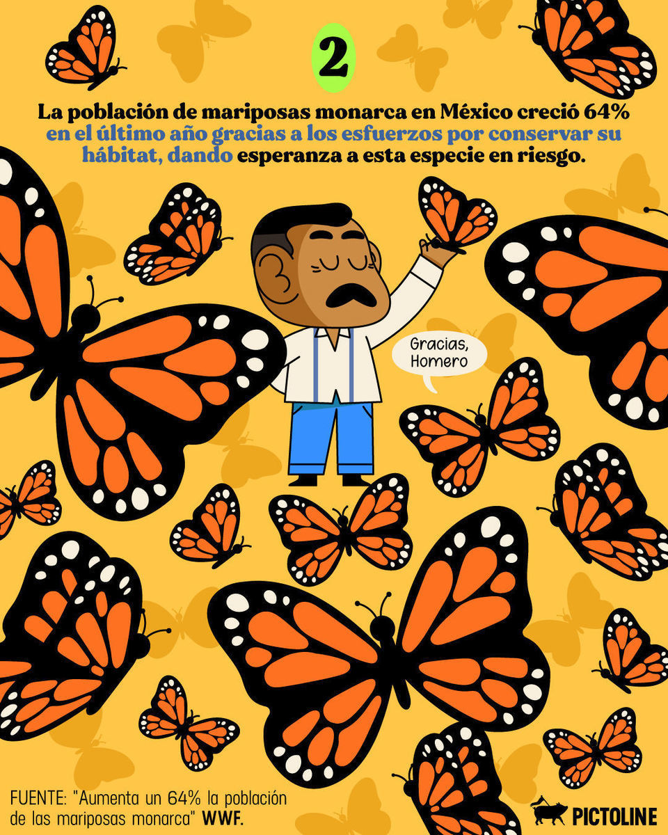 Todas son un notición, pero más la última 👏❤️😌 #buenasnoticias #abril #espacio #artemis #mariposas #leyes #laoficina #pictoline