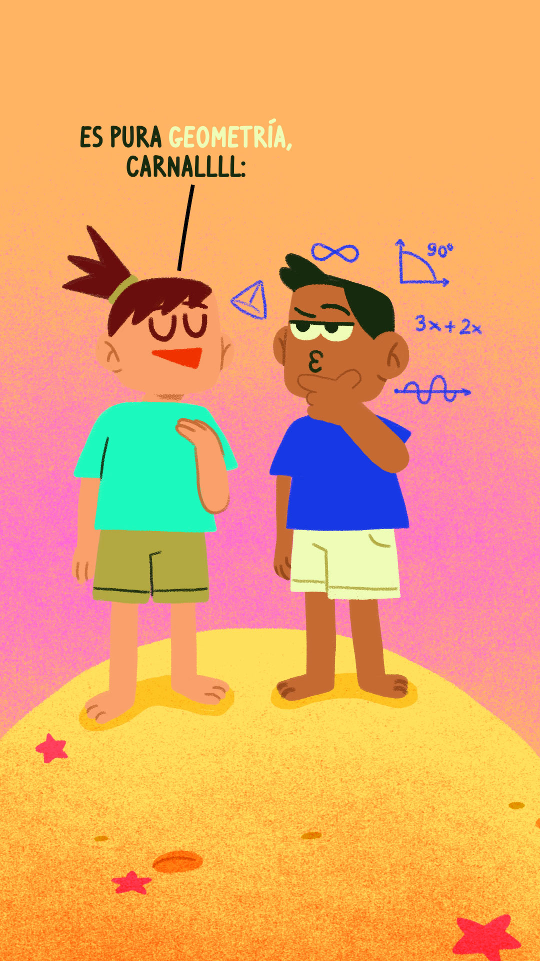 🌊 El horizonte siempre tiene sus trucos 🌅 #tierra #horizonte #playa #perspectiva #geometria #altura #ciencia #pictoline